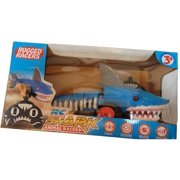 Rugged Racers Animal Racer Remote Control Cars Monster Truck RC Toys Shark New - Picture 5 of 13